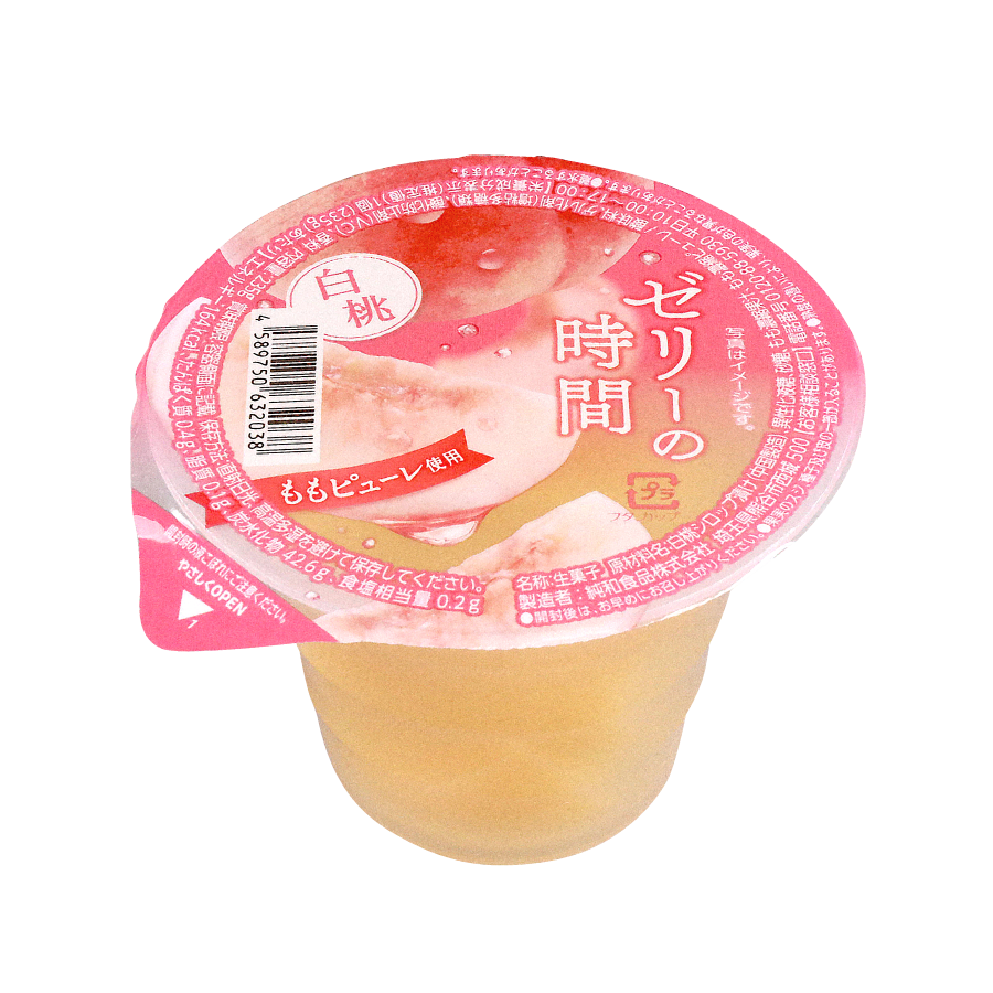 ゼリーの時間　白桃